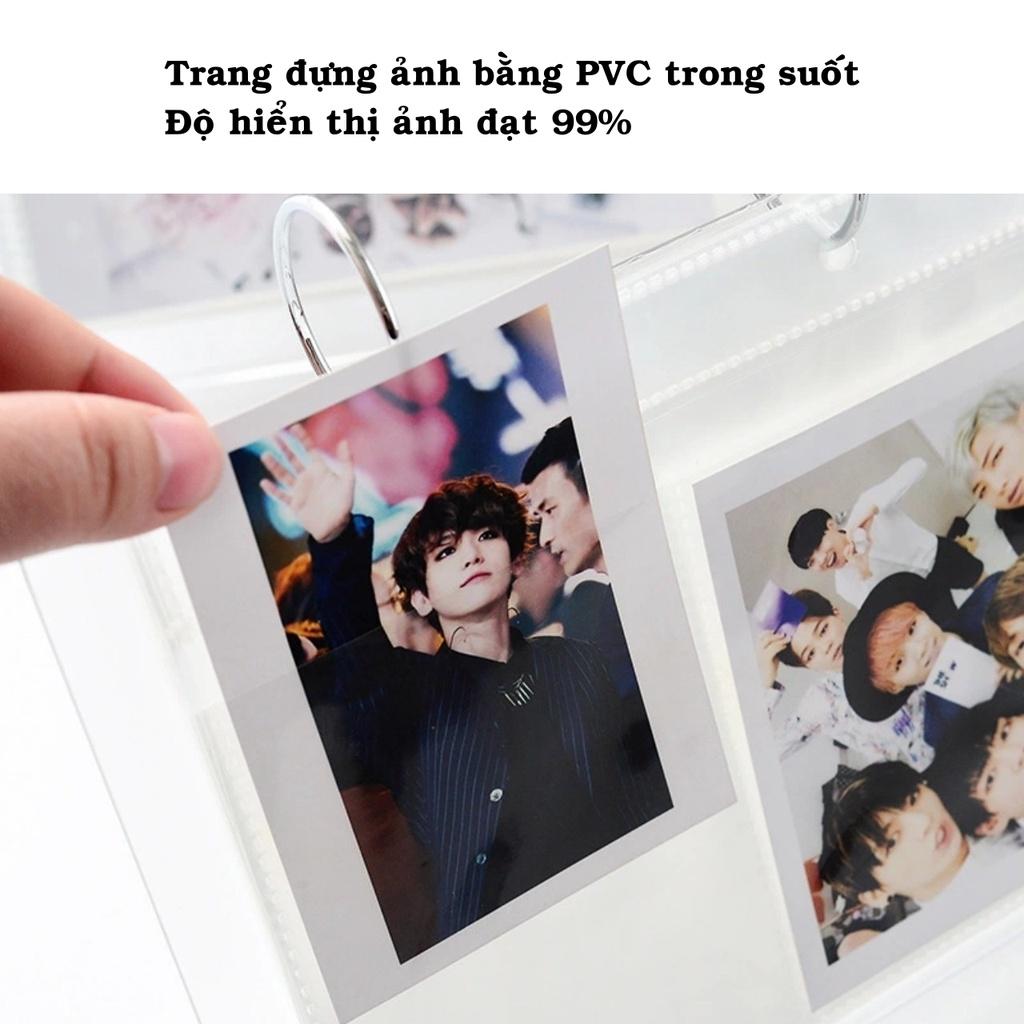 Album ảnh để bàn bằng nhựa acrylic trong suốt sang trọng đựng ảnh 6x9, 8x10, 9x12, 10x15 để bàn làm việc, trang trí nhà