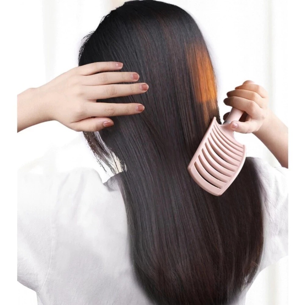 Lược Chải Tóc Đệm Khí Giúp Mát Xa Da Đầu, Tạo Kiểu Tóc Tại Nhà Cực Kì Tiện Lợi - giao màu ngẫu nhiên