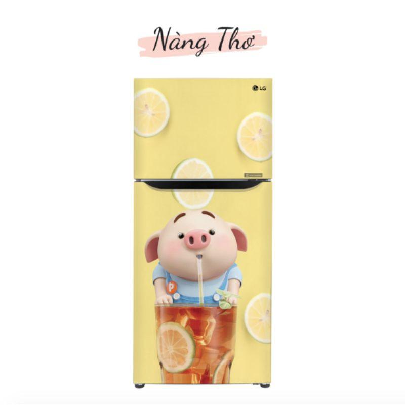 Decal tủ lạnh