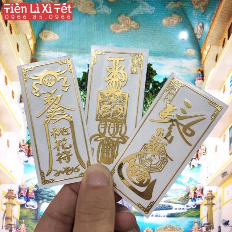 Bộ 3 Miếng Dán Tình Duyên Đẹp Lung Linh, Phù Hợp Dán Mặt Lưng Điện Thoại Rất Sang Trọng