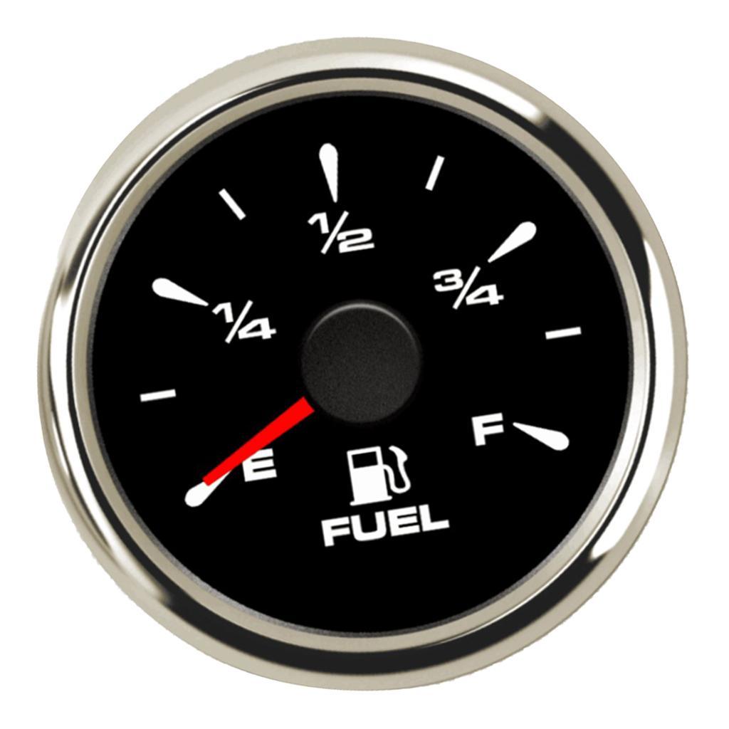 52mm 2" Boat Car Marine Fuel Level Gauge Meter Indicator