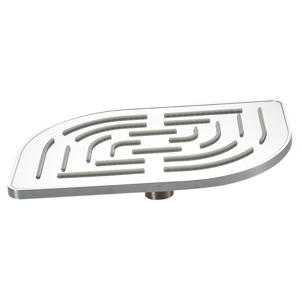 Marine High Flow Leaf  8" High Pressure Waterfall Stainless Steel