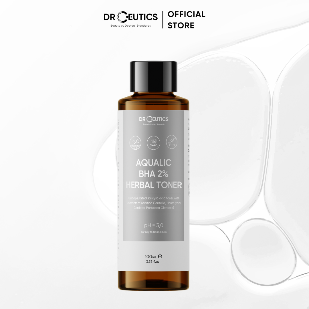 DRCEUTICS Dung Dịch Làm Sạch Và Cân Bằng Da BHA 2% AQUALIC - 100ml, 200ml