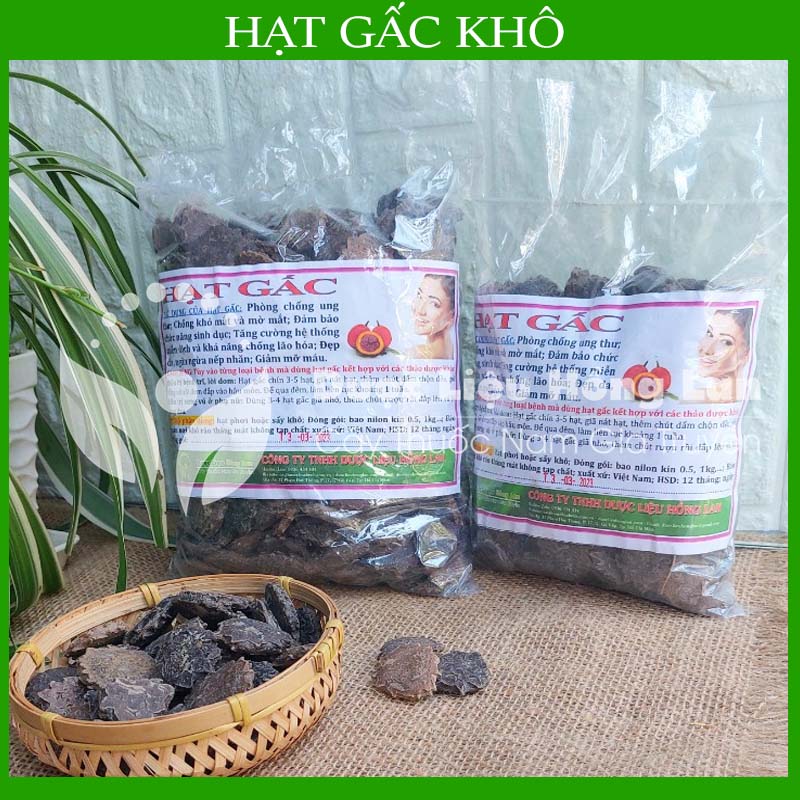 Hạt Gấc khô đóng gói 500g - Hàng Công Ty loại 1