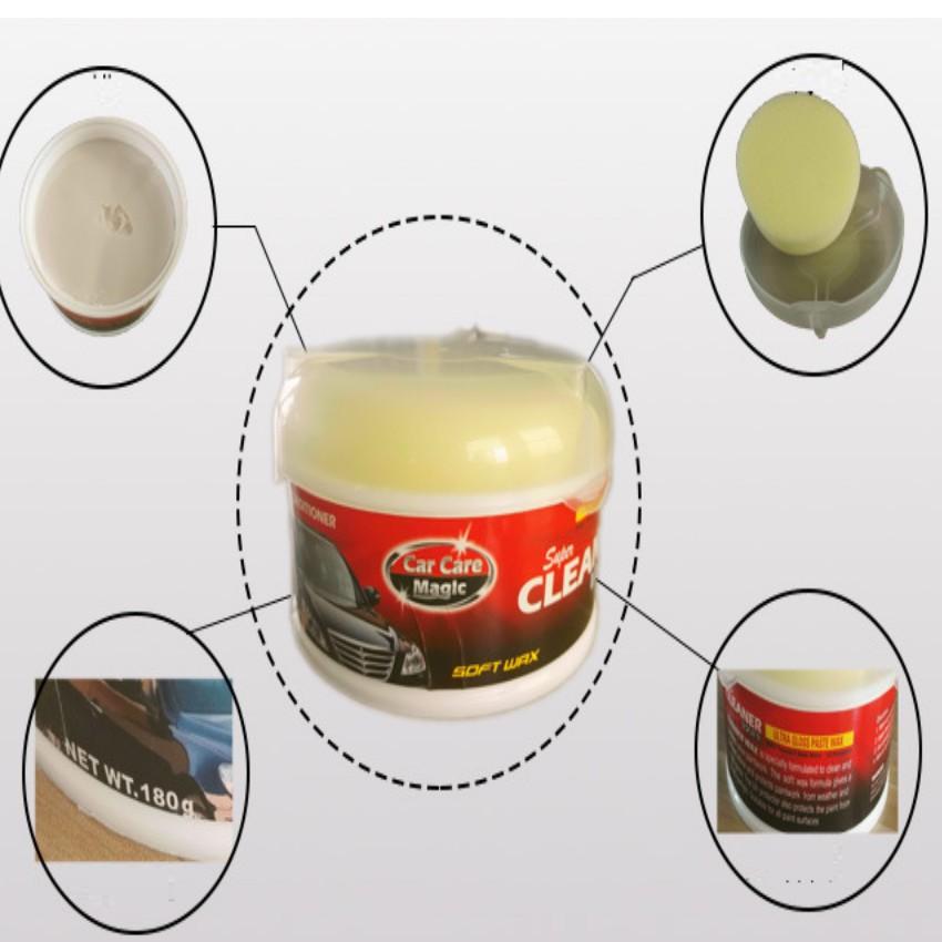 ️️ Sáp đánh bóng xe ô tô mềm 206186. Tặng 1 khăn lau đa năng M 275.