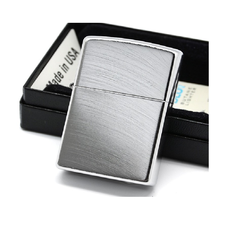 Bật lửa ZIPPO 24647 –Bật lửa ZIPPO CHROME ARCH BRUSHED CHROME