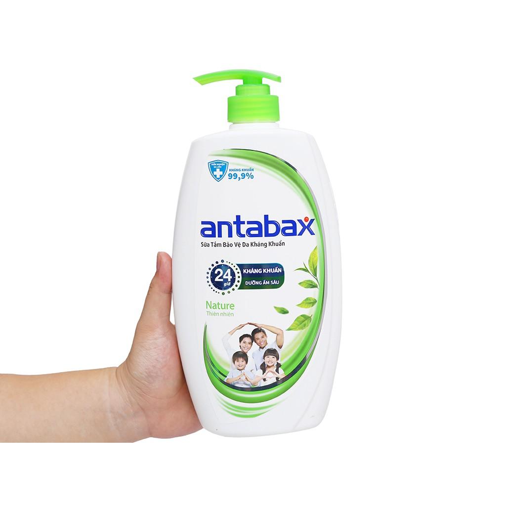 Sữa Tắm Bảo Vệ Da Kháng Khuẩn Antabax Nature Thiên Nhiên 900ml