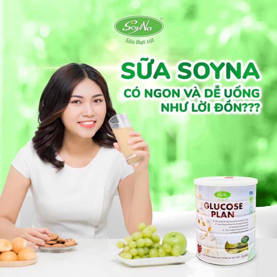 SỮA BỔ SUNG CANXI -  GLUCOSE PLAN - Dinh dưỡng cho chế độ ăn đặc biệt giúp bổ sung canxi, chống loãng xương, tăng cường hệ tiêu hóa