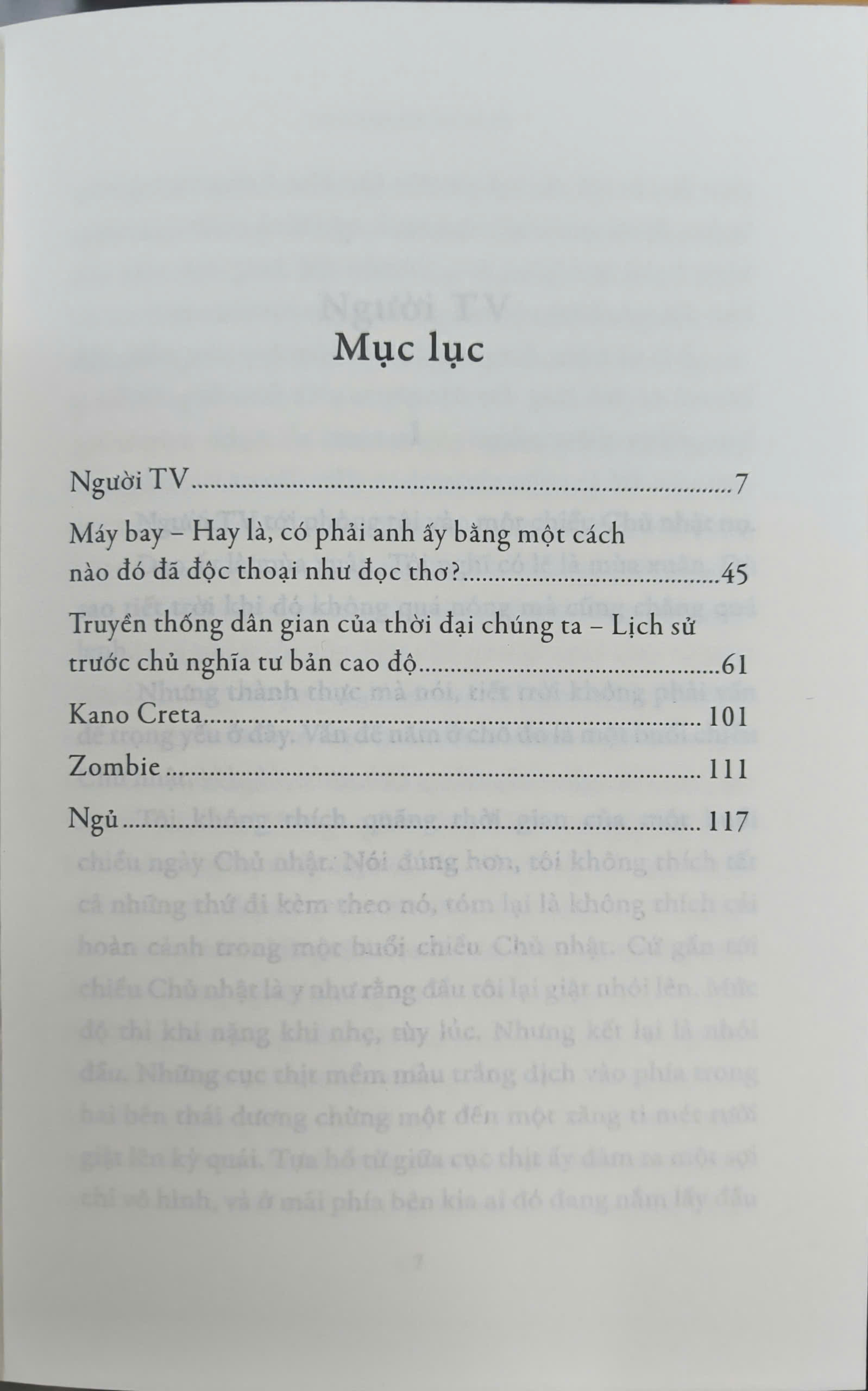 Sách - Người TV (Haruki Murakami) (Nhã Nam Official)