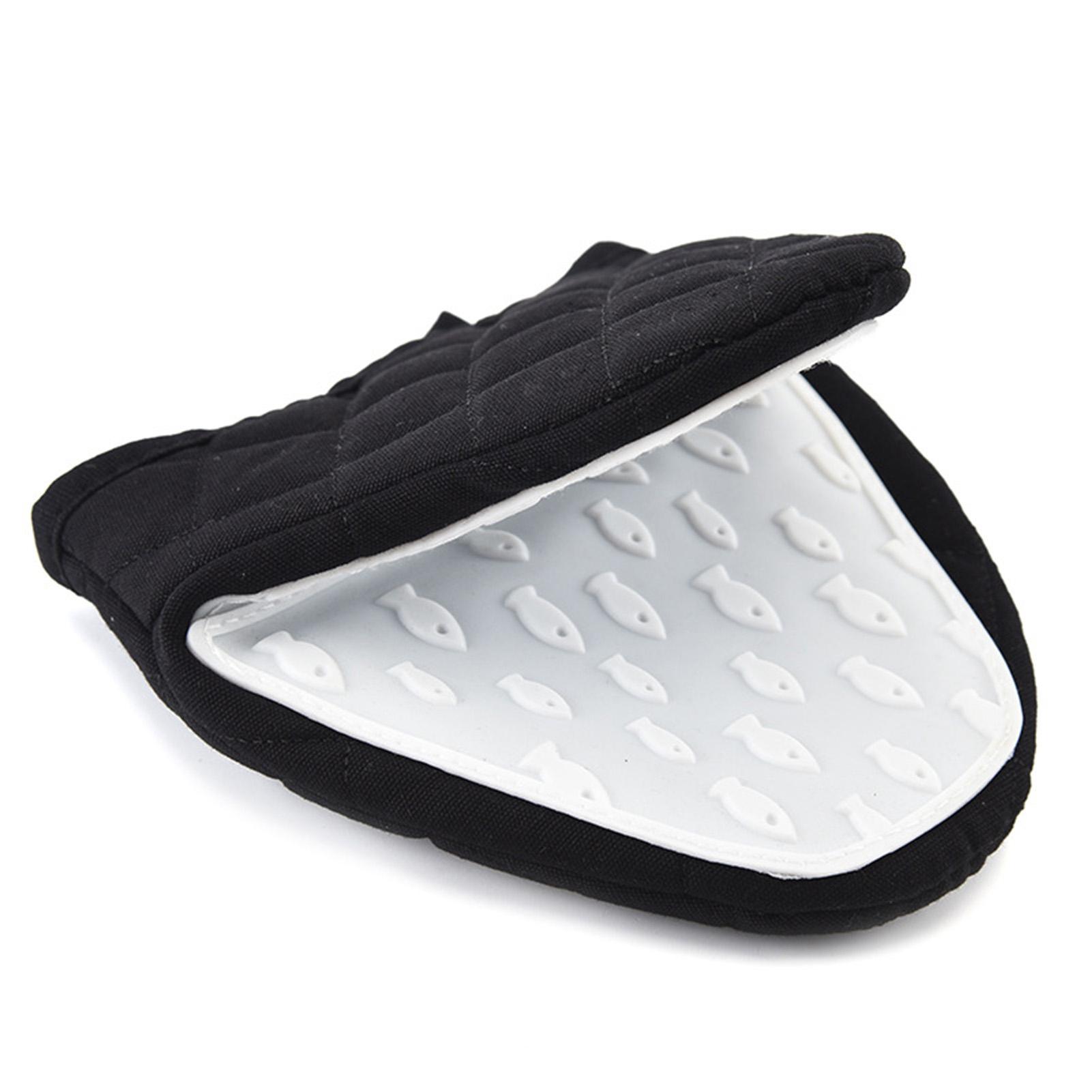 Găng tay lò nướng bằng silicone, chịu nhiệt tốt, chống trượt, bảo vệ ngón tay