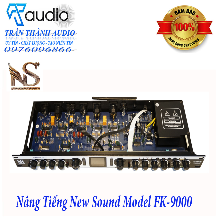 Nâng Tiếng New Sound Model FK9000 hàng chính hãng nhập khẩu 2023 Có cổng quang optical , Bluetooth Bảo Hành 24 tháng