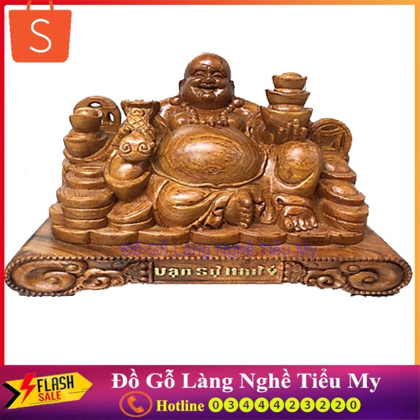 Tượng Di Lặc gỗ hương vạn sự như ý
