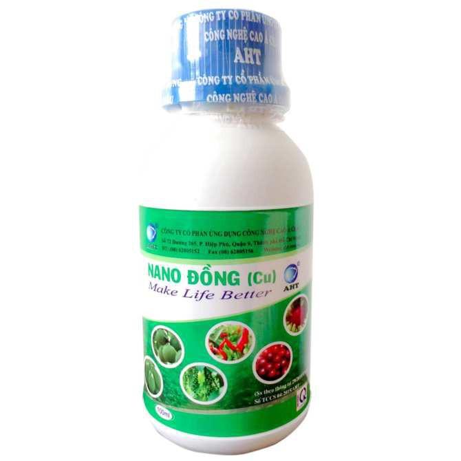 Nano đồng 100ml- Đặc trị các loại nấm cây