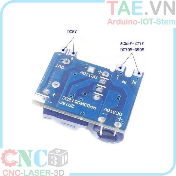 Nguồn Xung Hạ Áp 220VAC-5VDC 600mA