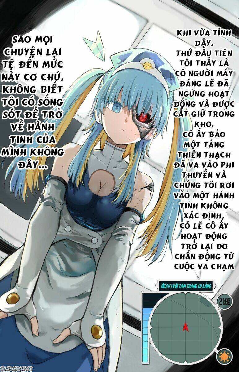 cùng cô người máy sinh tồn trên hành tinh bí ẩn chapter 1 1