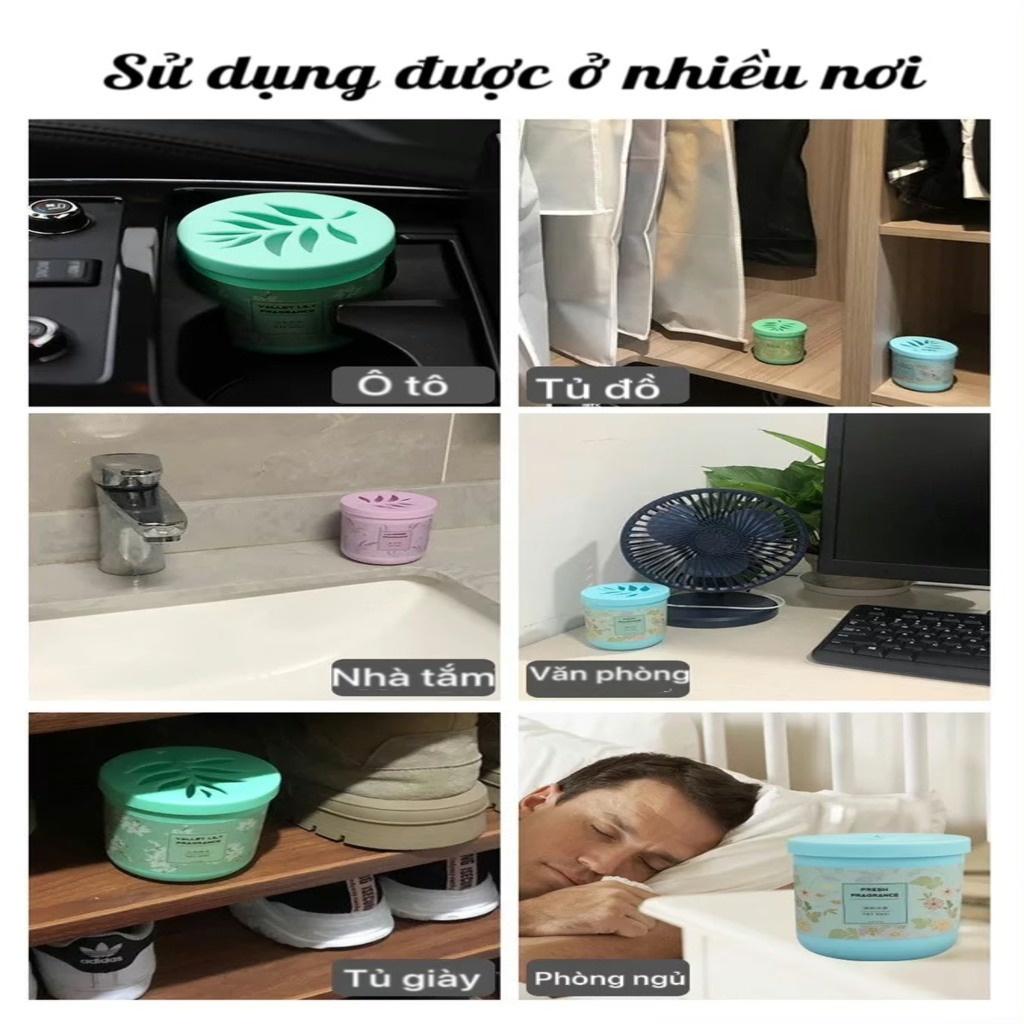 Sáp thơm phòng CozyBin khử mùi phòng ngủ nhà vệ sinh toilet ô tô với 4 mùi hương tự nhiên 190g T2