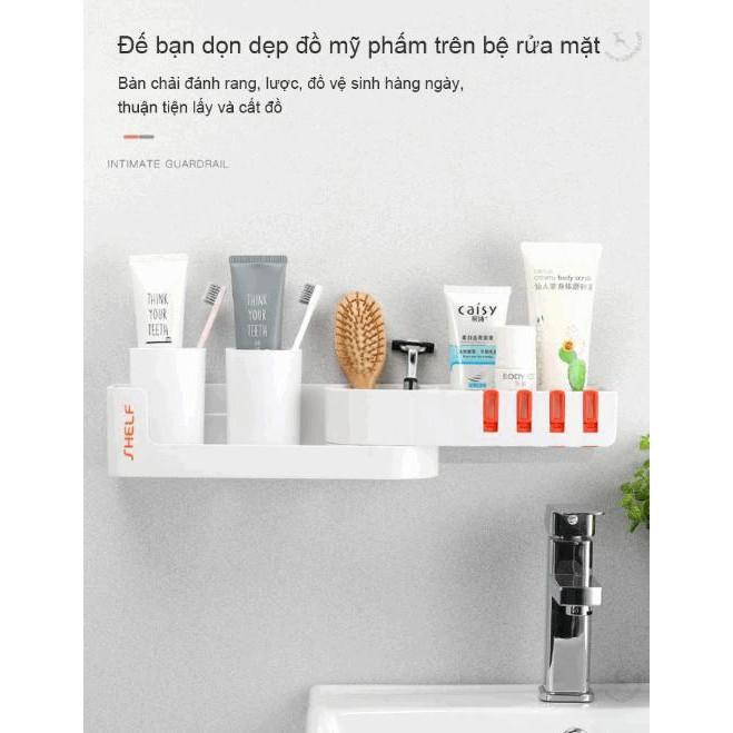 Kệ đựng đồ treo tường phòng tắm có thể xoay