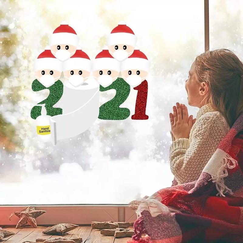 Miếng Dán Trang Trí Giáng Sinh Bằng Pvc 2021