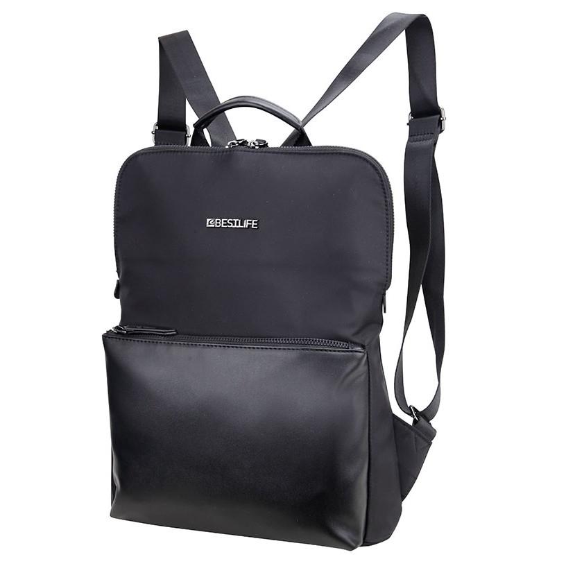 Balo BESTLIFE Elegant Lady màu ĐEN. Kích thước 13.3 inch, Cao 31cm x Ngang 29cm x rộng 5cm . Mã sản phẩm BB-3473BK. Chính hãng bảo hành 02 năm