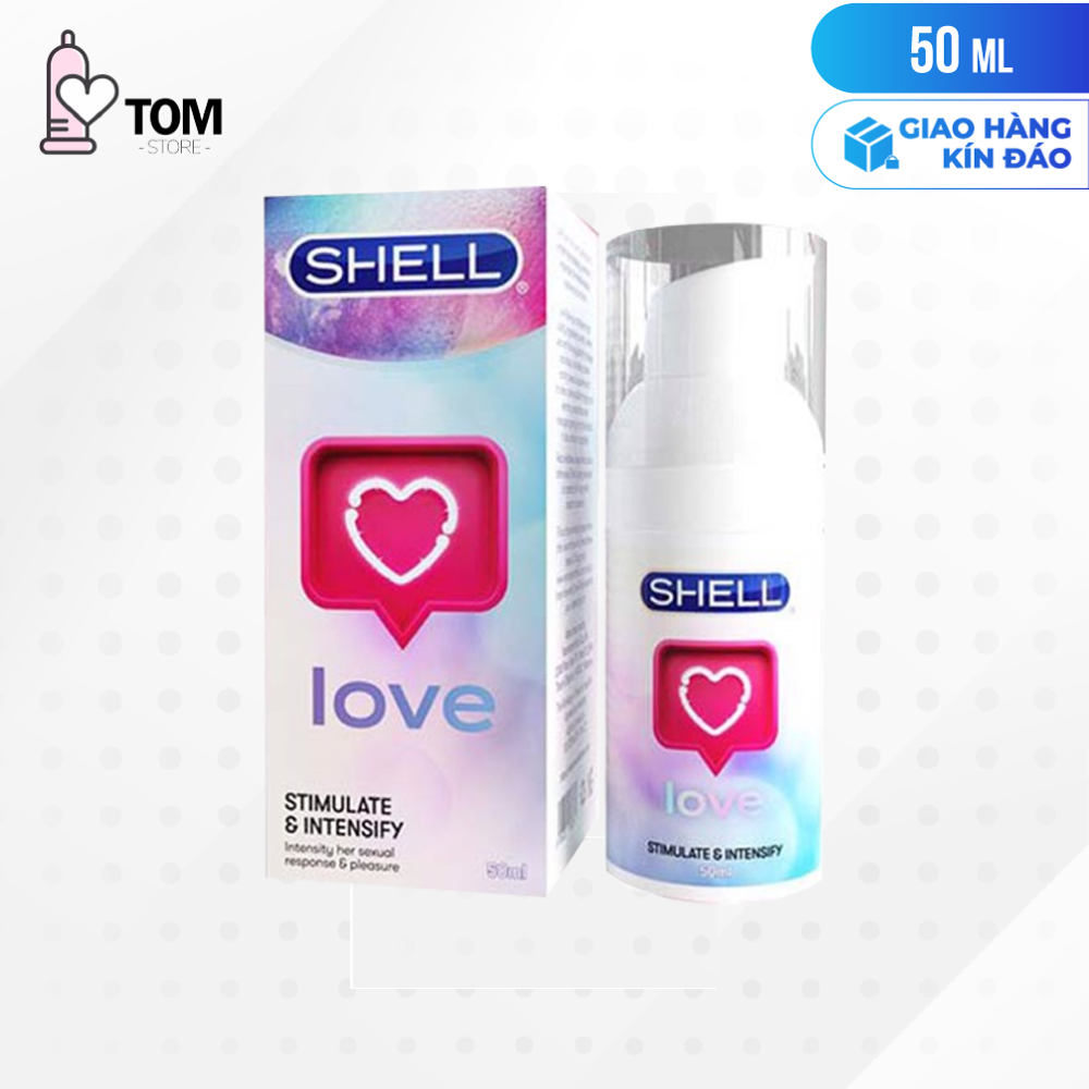 Gel bôi trơn tăng khoái cảm nữ Shell Love - Chai 50ml