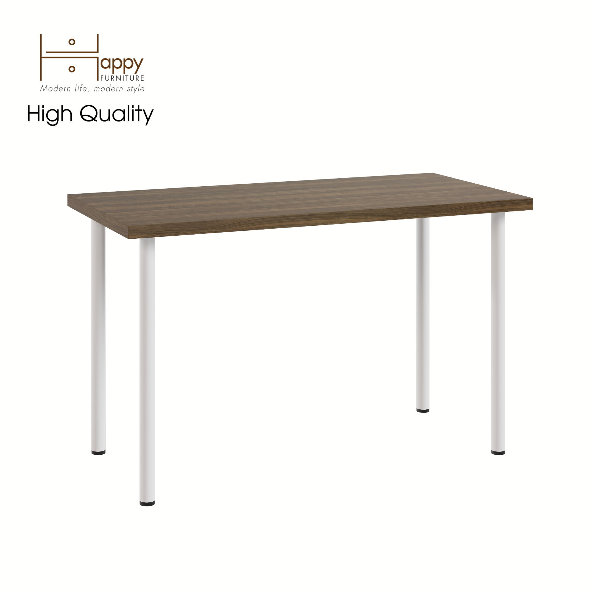 [Happy Home Furniture] LIDA, Bàn làm việc - 4 chân sắt, BAN_013, BAN_014, BAN_015, BAN_016