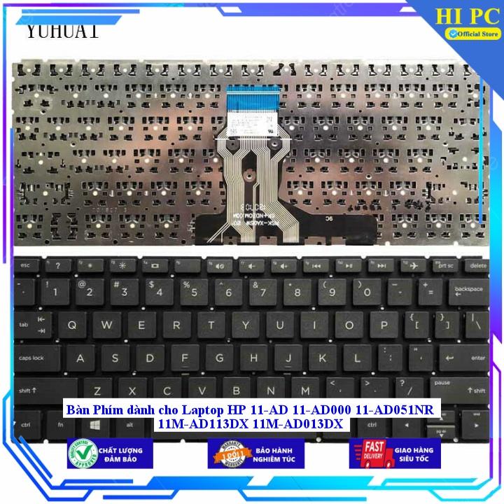 Hình ảnh Bàn Phím dành cho Laptop HP 11-AD 11-AD000 11-AD051NR 11M-AD113DX 11M-AD013DX - Hàng Nhập Khẩu