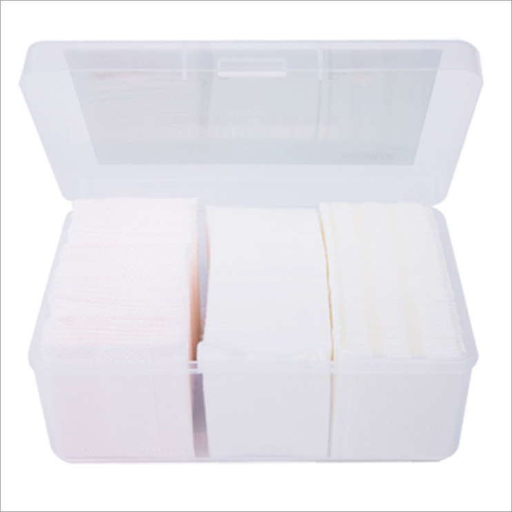 Hộp 320 Bông Tẩy Trang Nature Dày 3 Lớp 100% Cotton Mềm Mịn