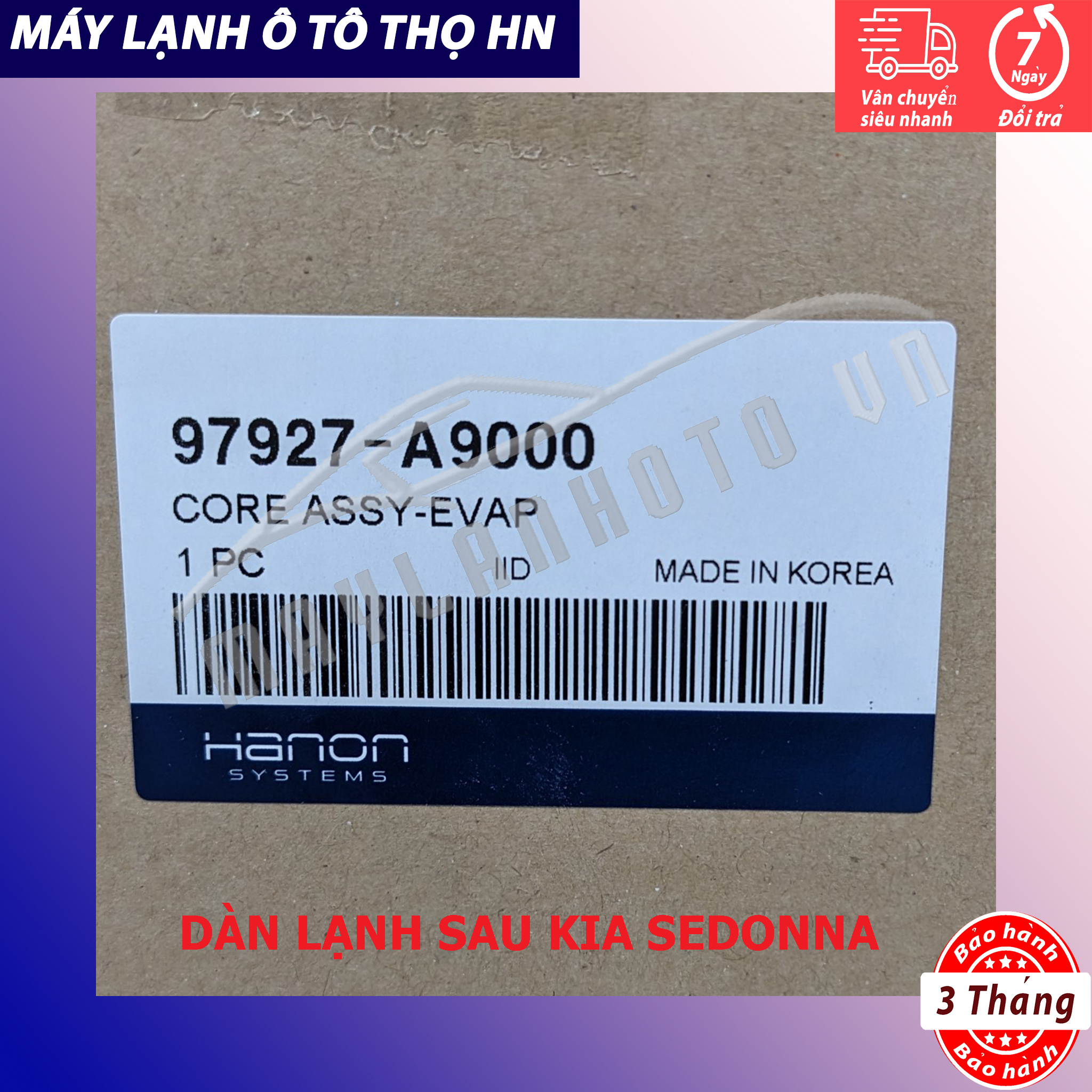 Dàn lạnh Kia Sedona-HYD Solati 2014 2015 2016 2017 2018 2019 2020 Hàng xịn Hàn Quốc 14 15 16 17 18 19 20