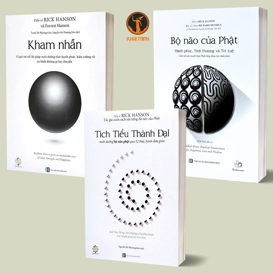 (Combo 3 Cuốn) BỘ NÃO CỦA PHẬT, TÍCH TIỂU THÀNH ĐẠI, KHAM NHẪN - (bìa mềm)