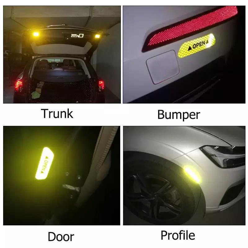Sản phẩm dùng cho bộ 4 decal dán phản quang báo hiệu nhiều màu