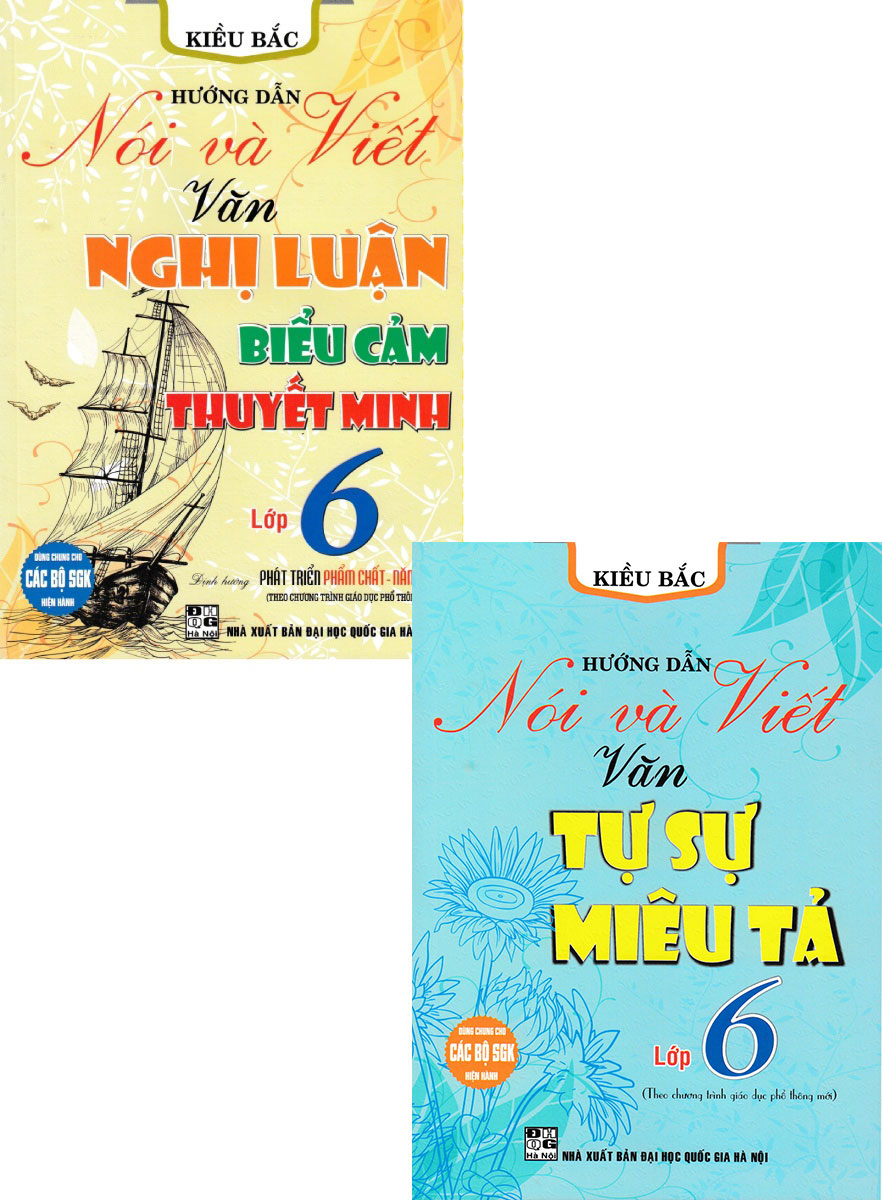 Sách Tham Khảo - Combo Hướng Dẫn Nói Và Viết Ngữ Văn Lớp 6 Biên Soạn Theo Chương Trình Gdpt Mới Bộ 2 Cuốnha