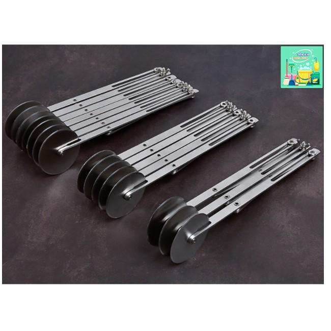 Con lăn cắt bánh Pizza bằng thép không gỉ chống dính có thể điều chỉnh kích thước - TT1170