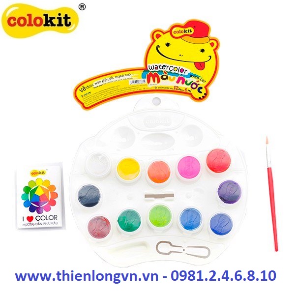 Màu nước 12 màu Colokit WACO-C07