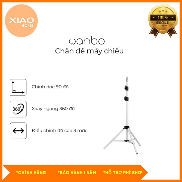 Chân máy chiếu Wanbo đa năng có thể điều chỉnh từ 30 - 170cm Xoay 360° - Hàng chính hãng