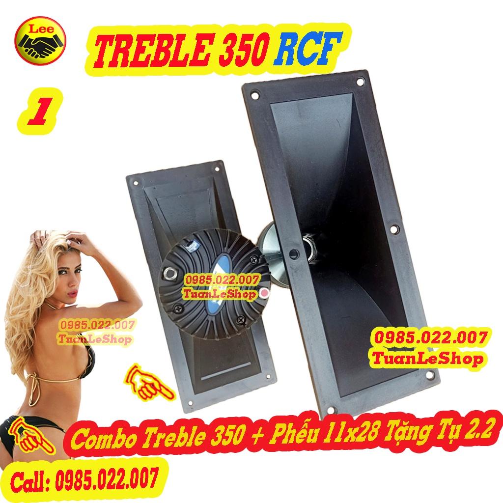 01 COMBO 1 LOA TREBLE R C F 350 NẮP NHÔM +01 PHỄU 11X28 TẶNG 01 TỤ 2.2 – TREBLE 350 NẮP NHÔM