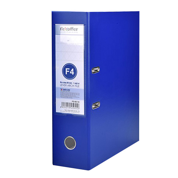 Bìa Còng Flexoffice F4 / Fo-BC10 90mm - Giao Màu Ngẫu Nhiên