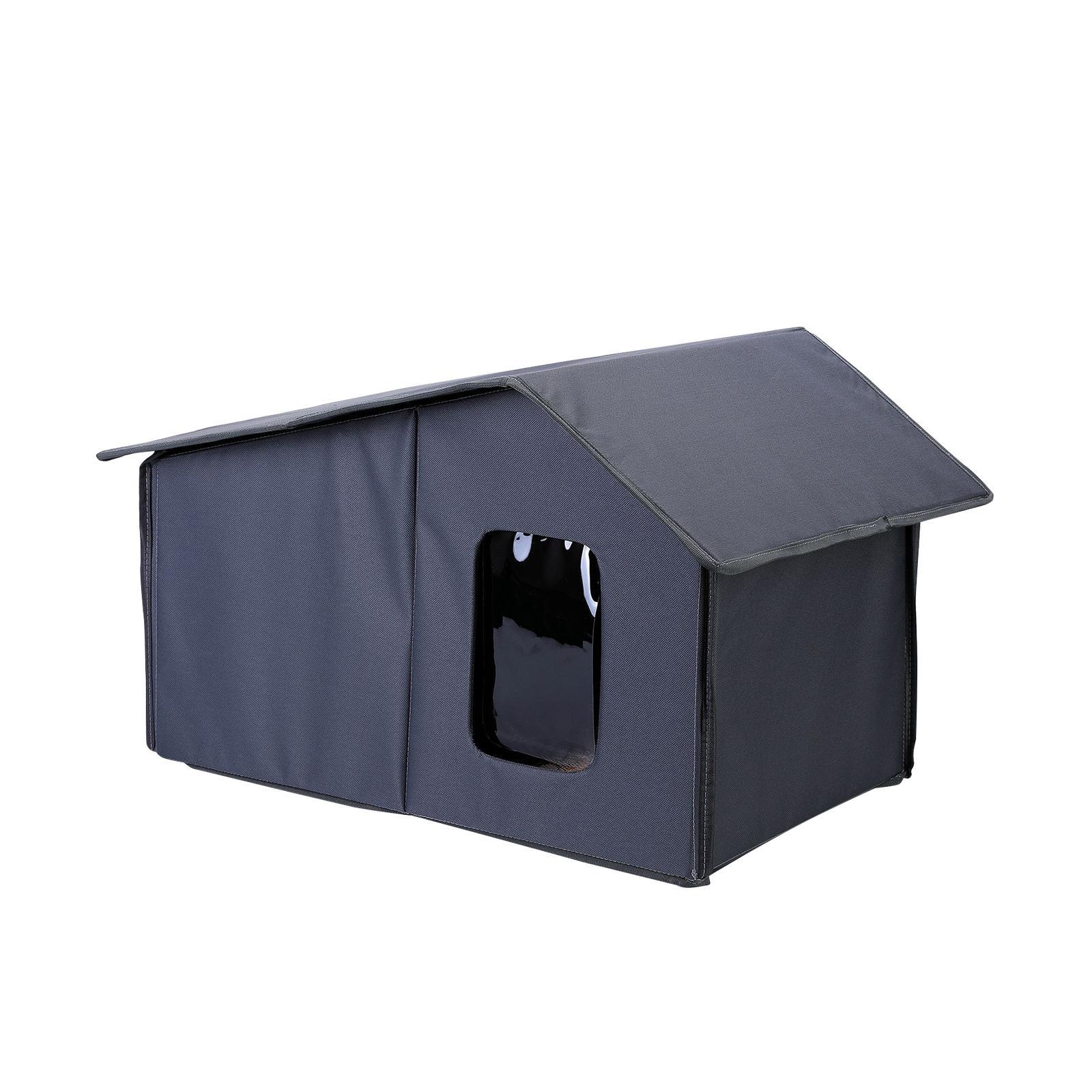 Cat House for Outdoor Detachable Breathable Nest Cozy Non Slip Dog House