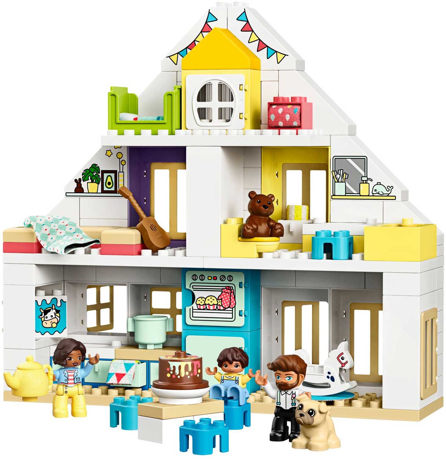 Mô Hình Lắp Ráp Lego Duplo Khu Nhà Vui chơi 10929 (129 chi tiết)