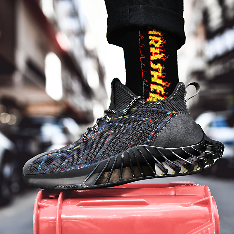 Giày Thể Thao Nam GEMI - Giày Sneaker Màu Đen, Giày Thể Thao Dáng Hàn Quốc, Phù Hợp Mọi Lứa Tuổi - G5180