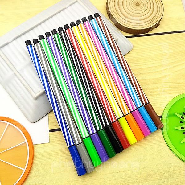 Bộ 12 bút lông màu vẽ cho bé cực dễ thương