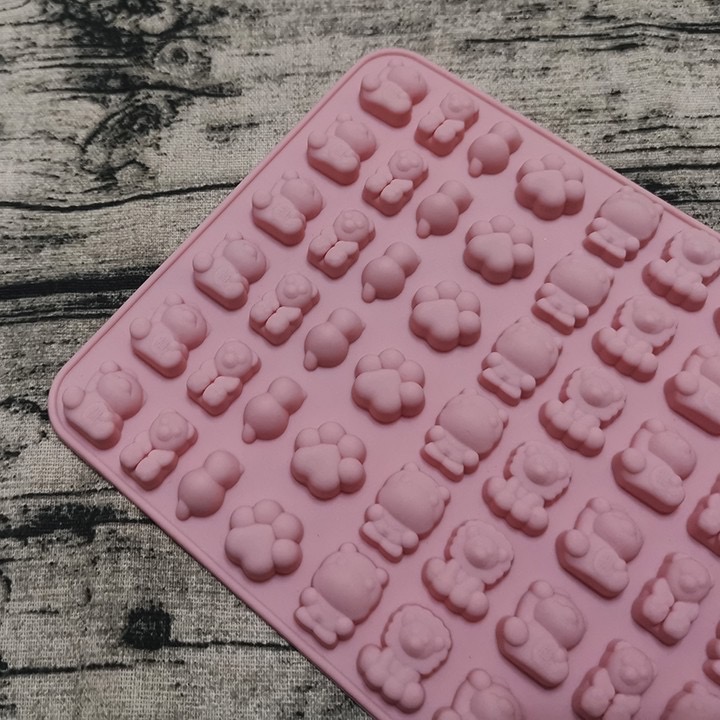 Khuôn silicon gấu chân mèo