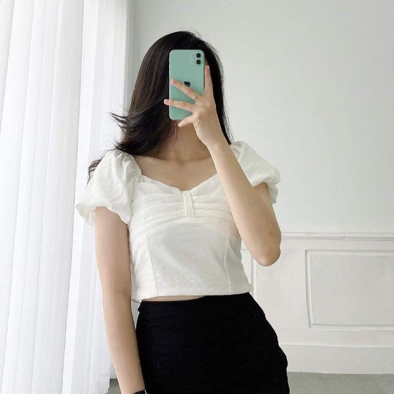 Áo WONDERHOUSE nơ chéo ngực
