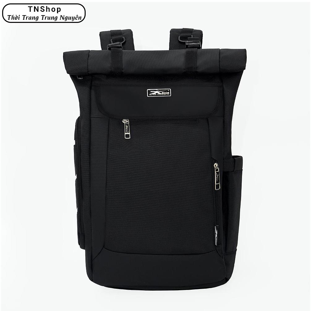 Balo Du Lịch Cỡ Lớn Xbags Dark Bear XB 1202 - Balo Nắp Cuộn Có Tính Năng Mở Rộng, Chống Nước, Nhiều Ngăn Tiện Lợi, Thiết Kế Sang Trọng, Đựng Laptop 17 Inch