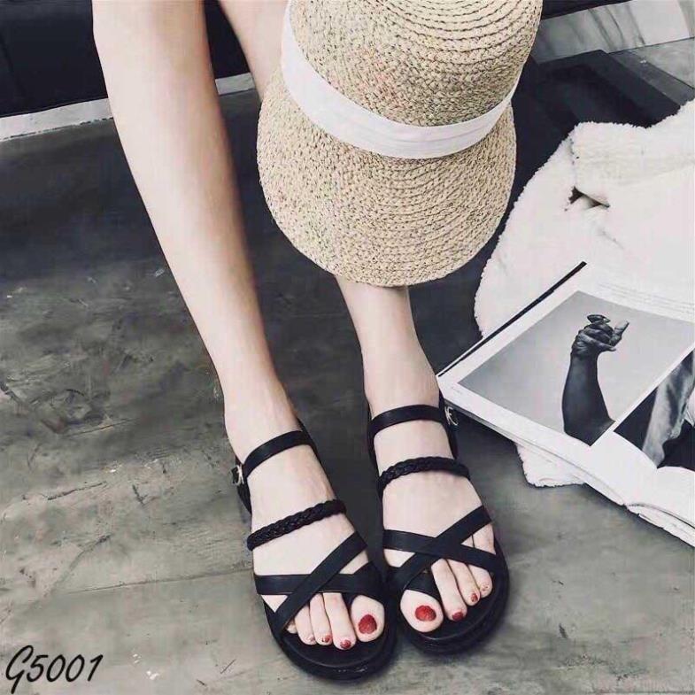 GIÀY SANDAL 2 PHÂN THIẾT KẾ XINH XẮN THỜI TRANG NỮ ARAVA W60