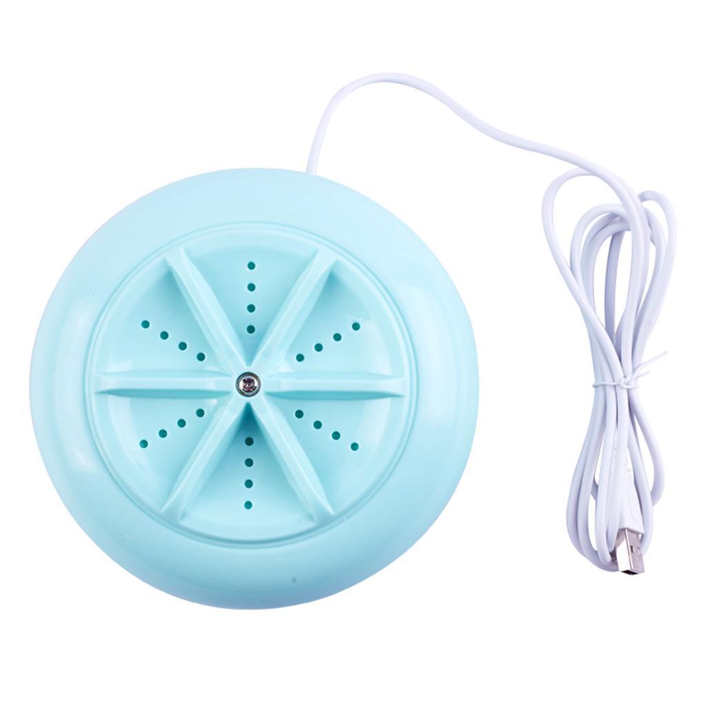 Portable Washing Machine Washer USB 10W for Towel Bra Home Travel Blue