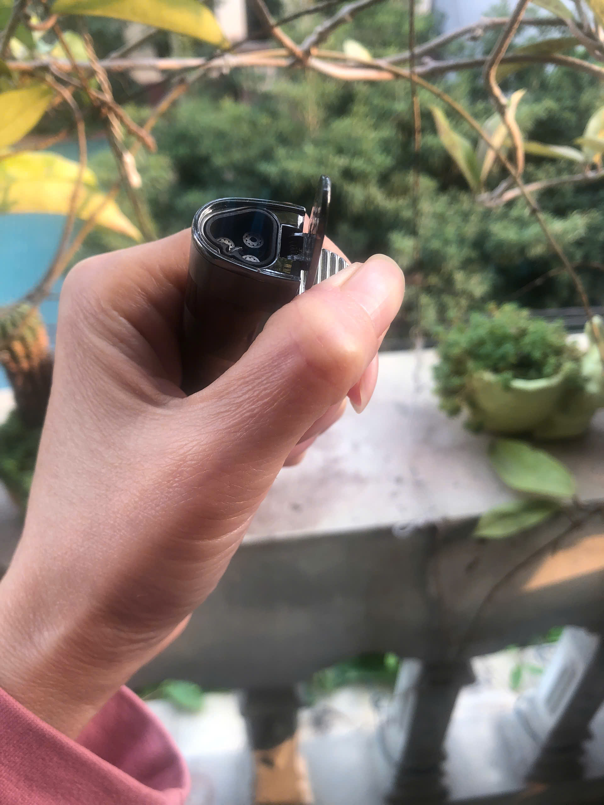 Vỏ hộp quẹt bật lửa khò 3 tia COB-367 kèm đục