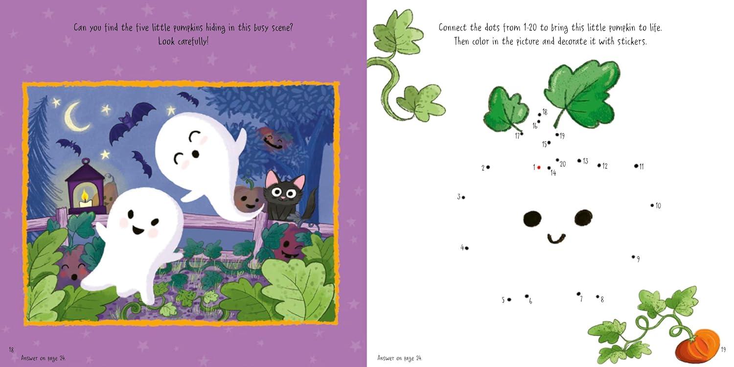 Sách ngoại văn: Five Little Pumpkins Sticker