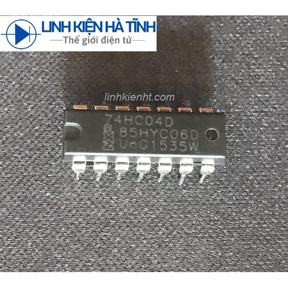 Combo 5 con IC số 74HC04 SN74HC04 chân cắm DIP14 mới