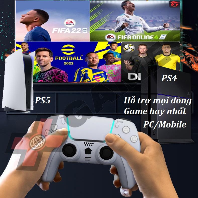 Tay cầm chơi game PS5️ cho Điện Thoại / PC / Laptop full skill Fifa Online 4, Pes 2022, Pes Mobile