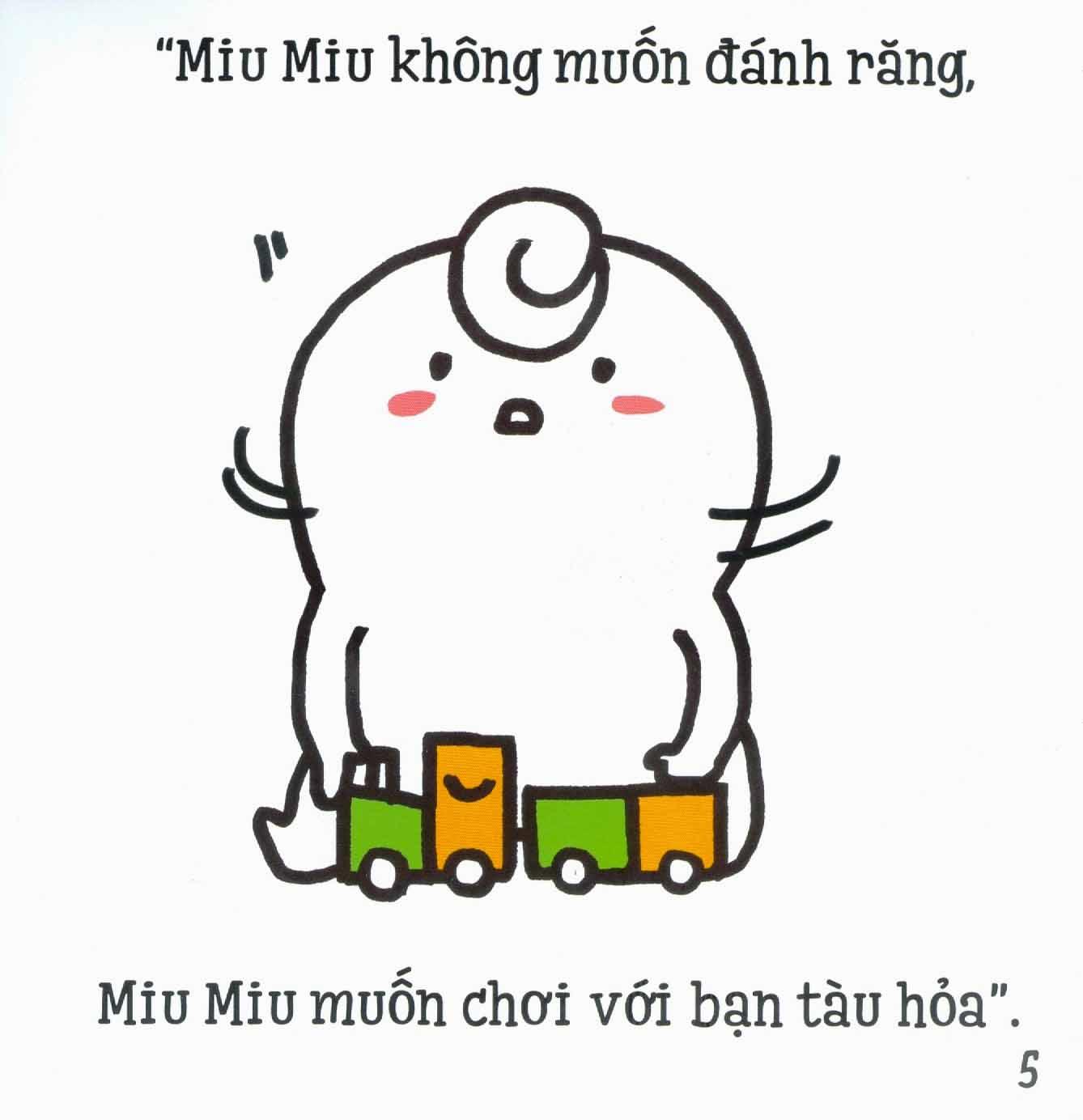 Ehon Kĩ Năng Sống - Tập 22 - Miu Miu Tự Lập - Đánh Răng (Dành Cho Độ Tuổi 1-6) (Tái Bản 2023)